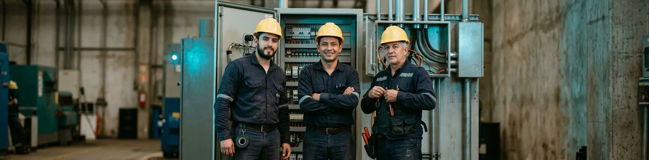 Equipo de técnicos electricistas en Medellín
